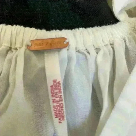 Free People Free-est Fez Ruched back tie bow Tank Top Camisole Women size XS - Picture 8 of 12